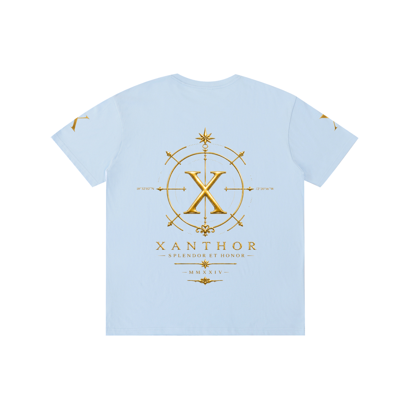 xanthor,Baumwolle,tshirt,basic,essential,unisex,streetwear,premium,alltag,sommer