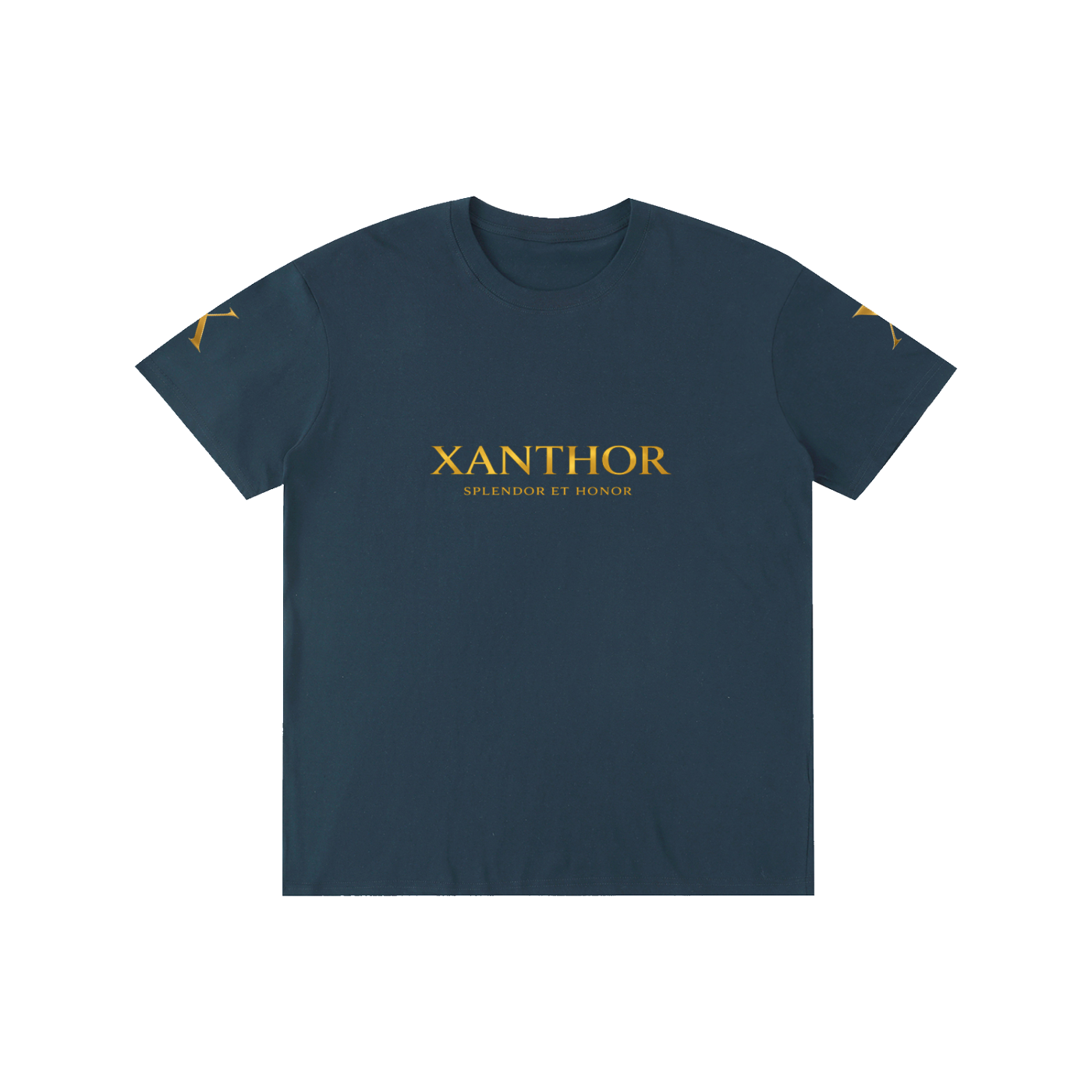xanthor,Baumwolle,tshirt,basic,essential,unisex,streetwear,premium,alltag,sommer