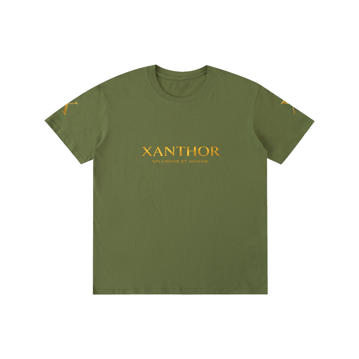 xanthor,Baumwolle,tshirt,basic,essential,unisex,streetwear,premium,alltag,sommer