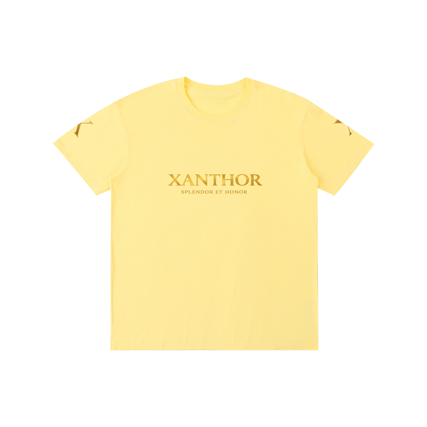 xanthor,Baumwolle,tshirt,basic,essential,unisex,streetwear,premium,alltag,sommer